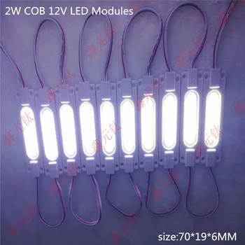 2W COB LED Moduliai, balta šiltai balta dekoratyvinė lempa reklamos lempos šviesos žodis Paryškinimas astigmatizmas module20pcs/daug