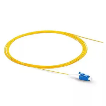 50PCS LC /UPC Single mode fiber optic Galiuku 1M 9/125 Vienos rūšies Optinio pluošto galiuku 0,9 mm PVC Striukė