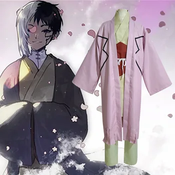 Anime Dr. AKMENS Asagiri Gen Cosplay Kostiumų Unisex Suaugusiųjų Išgalvotas Kimono Cute Komplektai Kostiumas Helovyno Karnavalas Uniformas Užsakymą