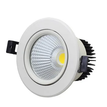 Aukštos Kokybės 9W 12W 15W COB Įleidžiamas LED Downlight Pritemdomi LED Spot lempos Tamsos Lubų Lempos lemputė 220v