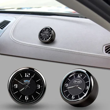 Automobilio Salono Mini Laikrodis prietaisų Skydelio Lizdo Įrašą Dekoracija 