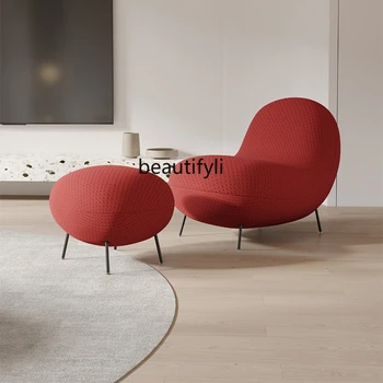 HJ Kambarį Modernus Vieno Sofa Paprastas Stilius Laisvalaikio Kėdė Kėdė Šiaurės Kėdė