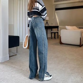 ILARES Streetwear Moterų Kelnes Ziajać Džinsai Moterims korėjos Mados Vintage Drabužių Baggy Jeans Woman Aukšto Juosmens Moterų Drabužių Y2k