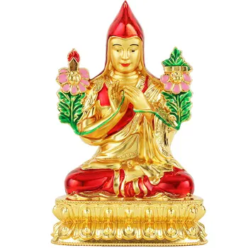 Mai Peng Rinpoche Budos Statula Auksą, Sidabrą, Dažytos Tantros Maži Nešiojamieji Apdaila 3 Colių