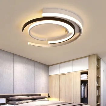 Modernių Lubų lempos kambarį Miegamojo Šviestuvai Blizgesio Apvalus Aliuminio led Lubų Šviesos diningroom apdailos WF1019