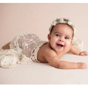 Naujagimio Fotografijos Rekvizitai Nėrinių Wrap Antklodė Baby Fotografijos Fonas Swaddling Nuotraukų Fotografavimo Studijoje Accessies