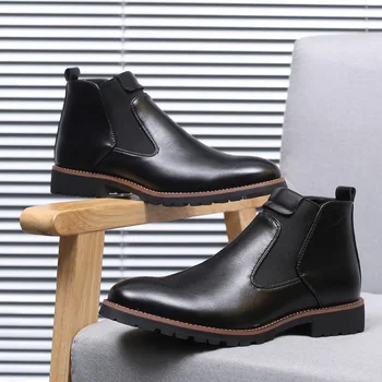 Nauji vyriški high-top vyriški batai padengti kojų plius dydis Martin batai, vyriški batai įrankiai trumpas batai, vyriški batai