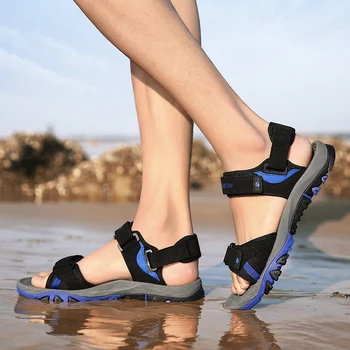 originali batų komfortą paplūdimio tuščiaviduriai slydimo playa gladiatorių mens para prabanga sandales masculina odos romos homme sport butas s