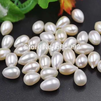 Pearl Drop Daug 50 VNT 8-8.5 mm pusė gręžti gėlavandenių perlų