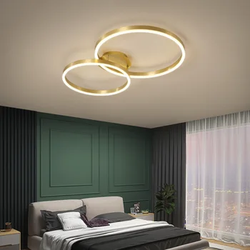 Prabanga Lubų Lempos Miegamajame Modernus Aukso LED Lubų Šviesos Šiaurės Lempos Patalpų Apšvietimas Kambarį Lempos Dovana Lampara Techo