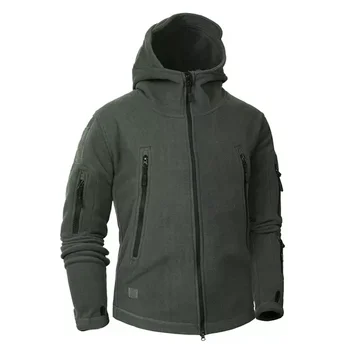 Prekės Rudens Žiemos Karinės Vilnos Kamufliažas Taktinis Vyrų Drabužiai Polar Šiltas Multicam Vyrų Kailis Outwear Hoodie