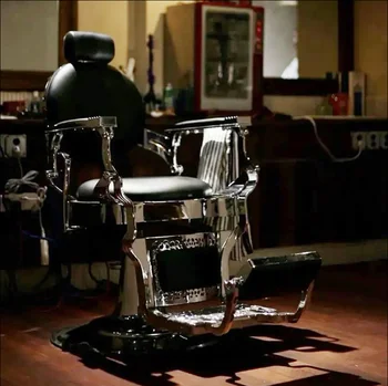Retro naftos vadovo kėdė vyrų net raudoni plaukai pjovimo kirpykla, kirpykla kėdė plaukų salonas specialių kėlimo sėdima kėdė