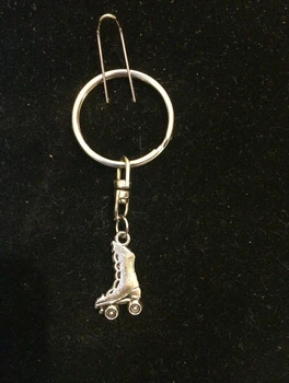Riedučiai Keychain-Dekoratyvinis Derliaus Žavesio Pakabukas Dekoratyvinis Mygtuką Grandinės Žiedas 