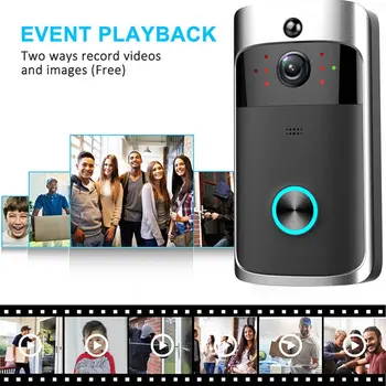 Smart Video Doorbell Kamera Wi-fi 