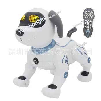 Vaikų Nuotolinio Valdymo Elektros Žaislo Šuo Protingas Programavimo Robotas Šuo Stunt Handstand Muzikos, Šokių, anglų Versija