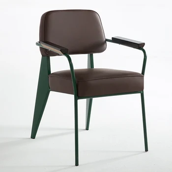 Šiaurės Valgomojo Kėdė, Dizaino Juodos Metalinės Kojos Kambarį Modernus, Ergonomiškas Kėdės Minimalistinio Pagalvėlė Muebles De La Salė Kambario Elementus
