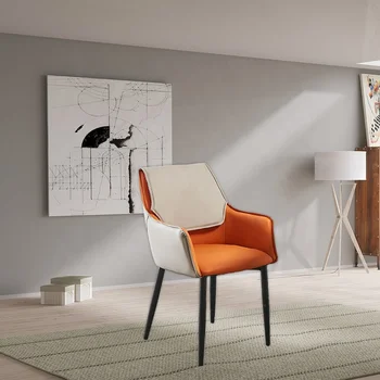 Šiuolaikinės sutartis pokylių dizaino prabangus valgomasis Klasikiniai odiniai valgomojo kėdės odinės kėdės, valgomojo kambario