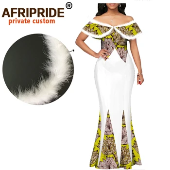 2022 m. Rudenį Moterys Maxi Suknelė Afrikos Suknelės Moterims Bodycon Suknelė Ankara Spausdinti Stebėjimo partijų Vestuvių Vakarienė A1825105
