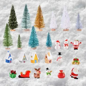 24x Dervos Kalėdų Miniatiūrinės Figūrėlės Animacinių filmų Mini Briedžių, Kalėdų Dovanos, Kalėdų Papuošalų už 