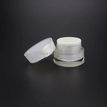 3000pcs JA92 Pearl white 5g plastiko mažas kosmetikos indeliai | akrilo 5g buteliukai, didmeninės | 5ml mažas tušti stiklainiai su dangteliais