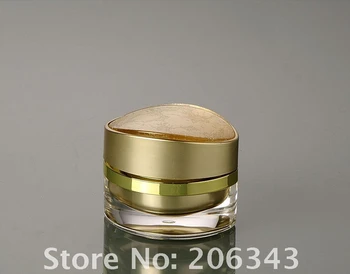 30G aukso akių kvadrato formos kremas butelis,kosmetikos konteinerių,,grietinėlės indelį,Kosmetikos Indelį,Kosmetikos Pakuotės