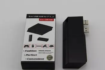 5 1 5 Uostuose PS4 Išplėsti USB Adapteris Keitiklis USB HUB 3.0 x 1 Didelis Greitis ir 2.0 USB Prievado x 4 Playstation 4 PS4 Žaidimų Konsolę