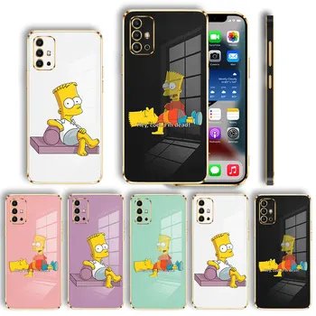 Animacinių Filmų Bart Simpson Apkalos Telefoną Atveju Motorola G30 G40 G60 G50 G8 G9 Plius Galios E6s E7 E7i G Stylus Kraštas 20 Dangtis