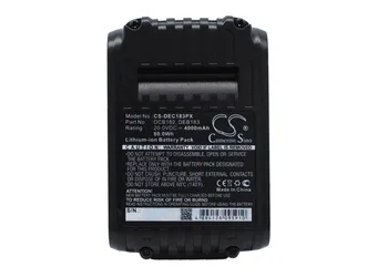 CS 4000mAh/80.00 Wh baterija Dewalt DCD740,DCD740B,DCD780,DCD780B,DCD780C2,DCD780L2,DCD780N,DCD785C2,DCD785L2,