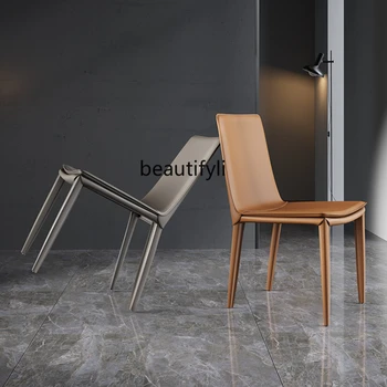 CXH Modernus Minimalistinio Nordic Light Luxury italijos Minimalistinio Valgomojo Stalo Kėdės Pramonės Stiliaus Kėdė
