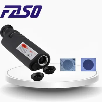 FASAS 1Pcs Universal Handheld 400X Pluošto Optiniai nuo 2,5 mm ir 1,25 mm Apžiūra Mikroskopu