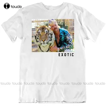 Kietas Tv Šou Joe Egzotinių Tigras Karalius Juokinga V2 T Shirt Moterims, Grafinis Marškinėlius Užsakymą Aldult Paauglių Unisex Skaitmeninis Spausdinimas Tee Marškinėliai