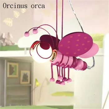 Kūrybinės animacijos bičių liustra vaikų kambarys Princesė Kambarį Berniukas, Mergaitė, Miegamasis asmenybės rožinė vabzdžių šviesa