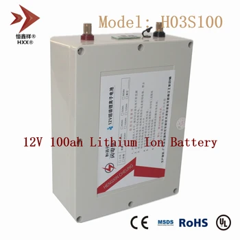 Li-ion Baterija 11.1 V 100Ah Ličio Jonų Baterija 3S BMS su skystųjų KRISTALŲ 2021 Manufactuer Kaina