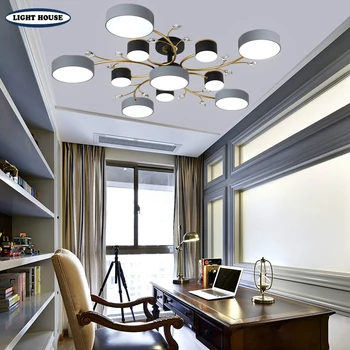 Modernus Nordic kambarį šviesa paprasta LED šviesos gyvenamasis kambarys miegamasis šviesos kūrybos viešbutis Europos ryški šviesa