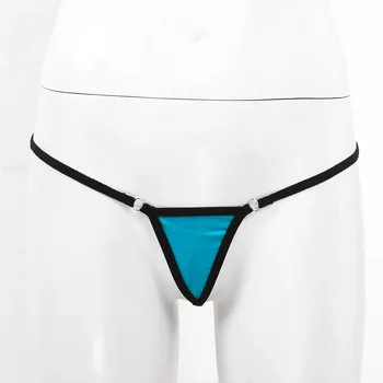 Moteriški Seksualus Erotiniai G-string Paplūdimio Kelnės Micro Mini apatinis Trikotažas Super Low Rise T-Back G-String Thong Bikini apatinės Kelnės Apatiniai