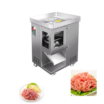 Mėsos pjovimo staklės pjaustyklės smulkinimo mašina komercinės automatinė, šviežios mėsos ir mėsos pjaustymo mašina mėsos smulkintuvai
