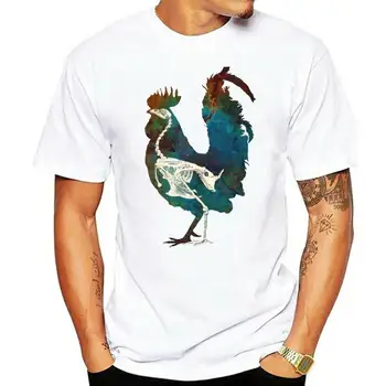 Pirkti Marškinėliai Gaidys Statybos Skeletas T-Shirt Spausdinimas Kūrybinis Dizainas Naujo Stiliaus Mados Tee Marškinėliai Medvilnės Įgulos Kaklo Marškinėlius Vyrams